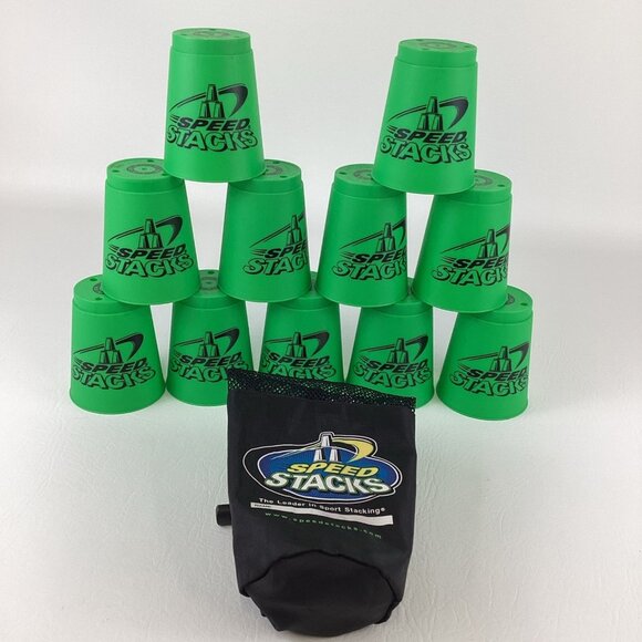 Speed Stacks Cups Set WSSA World Sport Stacking Champs Official Carry Along Bag - Picture 1 of 7